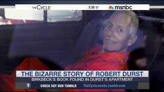 Author Matt Birkbeck discusses Robert Dursts on MSNBCs The Cycle [upl. by Cohdwell]