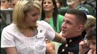 Marine surprises sister during graduation [upl. by Klos]