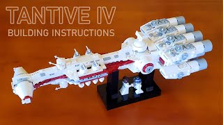 LEGO Star Wars Tantive IV MOC  Building Instructions [upl. by Andeee]