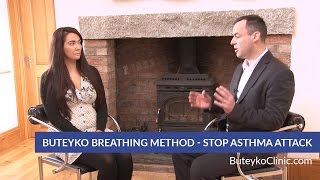 Buteyko Breathing Method  Stop Asthma Attack Panic Attack or Hyperventilation Attack [upl. by Neerom913]