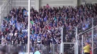 Hallescher FC  Chemnitzer FC Gästeblock [upl. by Morentz827]