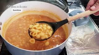 Sopa De Conchitas Con Queso y Tacos De Salchiqueso  Fáciles De Preparar  México en la mesa [upl. by Freudberg]