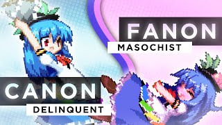 Tenshi Fanon vs Canon  Touhou Sprite Animation [upl. by Bonar]