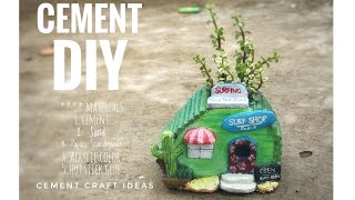 Tiny Treasures Mini House With Succulents Roof  Decorating ideas on a budget  Plants Pot Creative [upl. by Aros699]