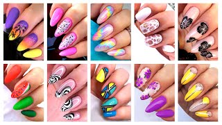 Nails Art Design 2021 ☀️ Best Summer Nail Art Compilation [upl. by Eohce]