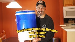 BaseCamp Washing Machine with Spinner by Mr Heater [upl. by Notniuq]