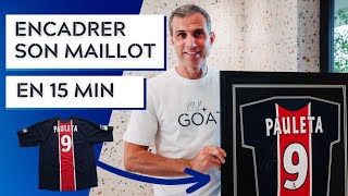 TUTO  Encadrer un maillot de foot avec personnalisation [upl. by Kisung]