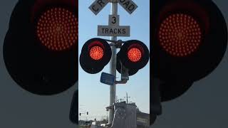 New Signals At Railroad Crossings S Mckinley Ave W Center St amp W Yosemite Ave railroadcrossing [upl. by Selry346]