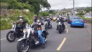 Freewheelers MC Ireland arriving into Dunmore East for the 45th Anniversary party [upl. by Bryce]