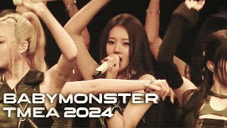 FULL HD BABYMONSTER 베이비몬스터  SHEESH  BATTER UP  LIKE THAT  FOREVER  240720 TMEA 2024 [upl. by Aoniak839]