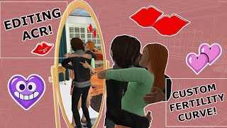 EDIT ACR to work with LONGER LIFESPANS and create your own CUSTOM FERTILITY ARC in THE SIMS 2 [upl. by Eireva246]