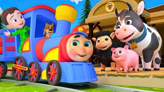 Train Song  Choo Choo Train for Children  MORE Lalafun Nursery Rhymes amp Kids Songs [upl. by Seen34]