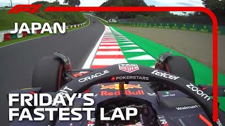 Fridays Fastest Lap With Max Verstappen  2023 Japanese Grand Prix [upl. by Magan]