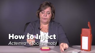 How To Inject Actemra tocilizumab [upl. by Meredeth613]