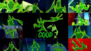 All goop transformations in all Ben 10 series [upl. by Hewie]