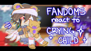 🐻⭐️ FANDOMS REACT TO CRYING CHILDCC PART 28 ⭐️🐻 FNAFAFTON FAMILY [upl. by Rutter]