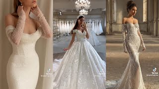 Wedding Dresses on TikTok 🤍👰‍♀️✨ [upl. by Aidualc]