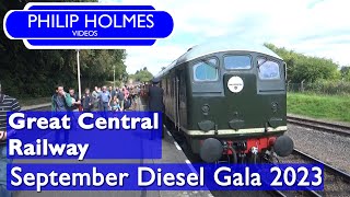 Great Central Railway September Diesel Gala 2023 [upl. by Lucania168]