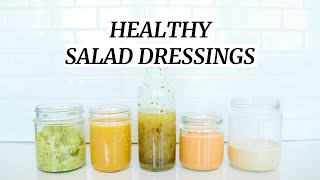 5 Healthy Salad Dressing Recipes [upl. by Tonkin68]