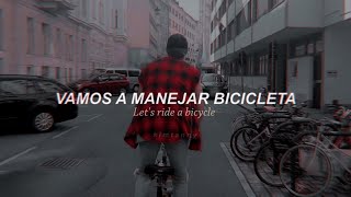 RM BTS Bicycle › Lyrics  Español  BTS FESTA 2021 [upl. by Gnilrac987]