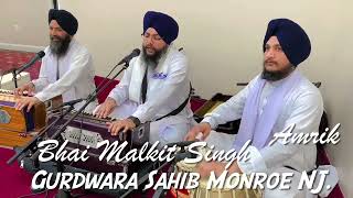 Japio Jin Arjan Dev Guru Bhai Malkit Singh Hazoori Ragi Darbar Sahib  Gurdwara Sahib Monroe NJ [upl. by Philo]