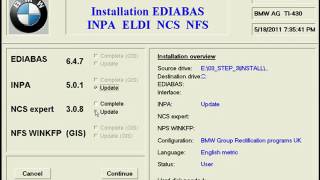 BMW INPA Ediabas Full English Version installation GuideUOBD2 [upl. by Sheelagh]