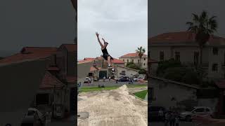 Doppio schianto prima di fare questa capriola lunghissima 😭 catania parkour ct nhex perte [upl. by Fitting]