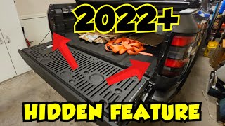 HIDDEN TAILGATE FEATURE ON MY 2023 NISSAN PRO4X LUXURY [upl. by Eiramit499]