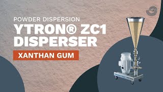 How to Mix Xanthan Gum Powder using powder dispersion [upl. by Haldan]