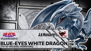 SH MonsterArts Blue Eyes White Dragon YuGiOh Duel Monsters [upl. by Clotilde]