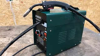 Lidl PARKSIDE ® PFDS 120 A2 Mig Flux welding machine Unboxing and Test Fülldraht Schweißgerät 99€ [upl. by Hobbs]