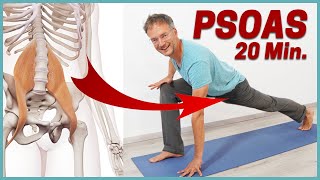 20 Min intensive PSOAS Dehnung hilft bei Stress amp Rückenschmerzen [upl. by Ijic]