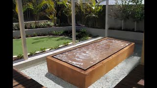 Corten Steel Water Fountain for Your Garden [upl. by Rasec]