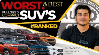 Top 5 worst compact SUV  Elevate Astor Creta Kushaq Hyryder autocritic elevate [upl. by Trent808]