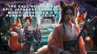 The Call of Honor Epic Japanese Fantasy Music Shamisen Power Metal Fusion [upl. by Valerle]