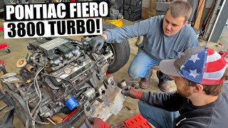 Fiero 3800 Turbo Swap Saying Goodbye to the 28L V6 amp 4Speed [upl. by Justinian680]