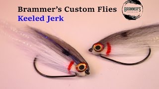 Fly Tying Brammers Keeled Jerk  Weedless Baitfish [upl. by Nirtak]