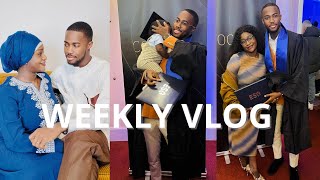 WEEKLY VLOG  Anniversaire remise de diplôme Eid Baptême… [upl. by Nilkoorb]