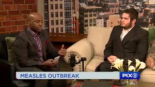 Measles Outbreak Discussion on Pix 11 with an OJPAC CoFounder [upl. by Mourant]