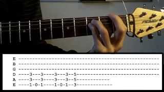 The Mephistopheles of Los Angeles Marilyn Manson  Guitar Lesson [upl. by Enneite]