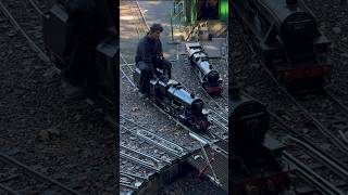 7”14 LMS 8F on the Great Cockcrow Railway turntable livesteam locomotive [upl. by Navoj]