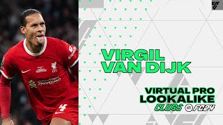 EAFC 24  HOW TO CREATE  VIRGIL VAN DIJK PRO CLUBS [upl. by Attennaj983]