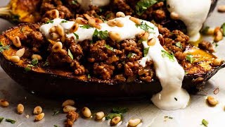 Easy Moroccan Stuffed Eggplant [upl. by Marinna]