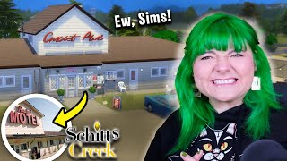 I built the Rosebud Motel in the Sims 4 For Rent 🌹  The Sims 4 Speed Build [upl. by Aisat2]