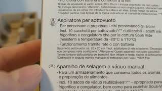 Silvercrest aspiratore per sottovuoto 2019 [upl. by Ellehcyar]