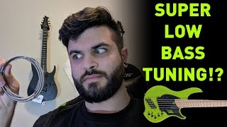 Super Low Bass Tuning Drop E0 [upl. by Atiloj]