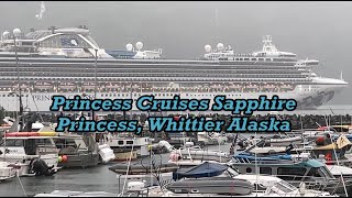 Princess Cruises Sapphire Princess Whittier Alaska [upl. by Henigman489]