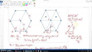 Atomic packing factor of hexagonal close packed crystalline structure Part 2 [upl. by Mialliw]