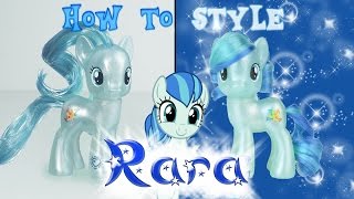 MLP Coloratura Hair Styling Tutorial How to Style My Little Pony Rara Hairstyle  MLP Fever [upl. by Orji]