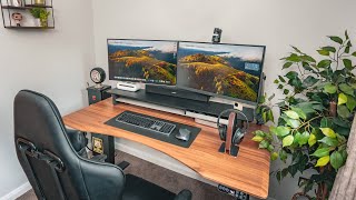 My Dream Desk Setup amp Accessories  Flexispot E7 Pro Standing Desk [upl. by Nohsar]